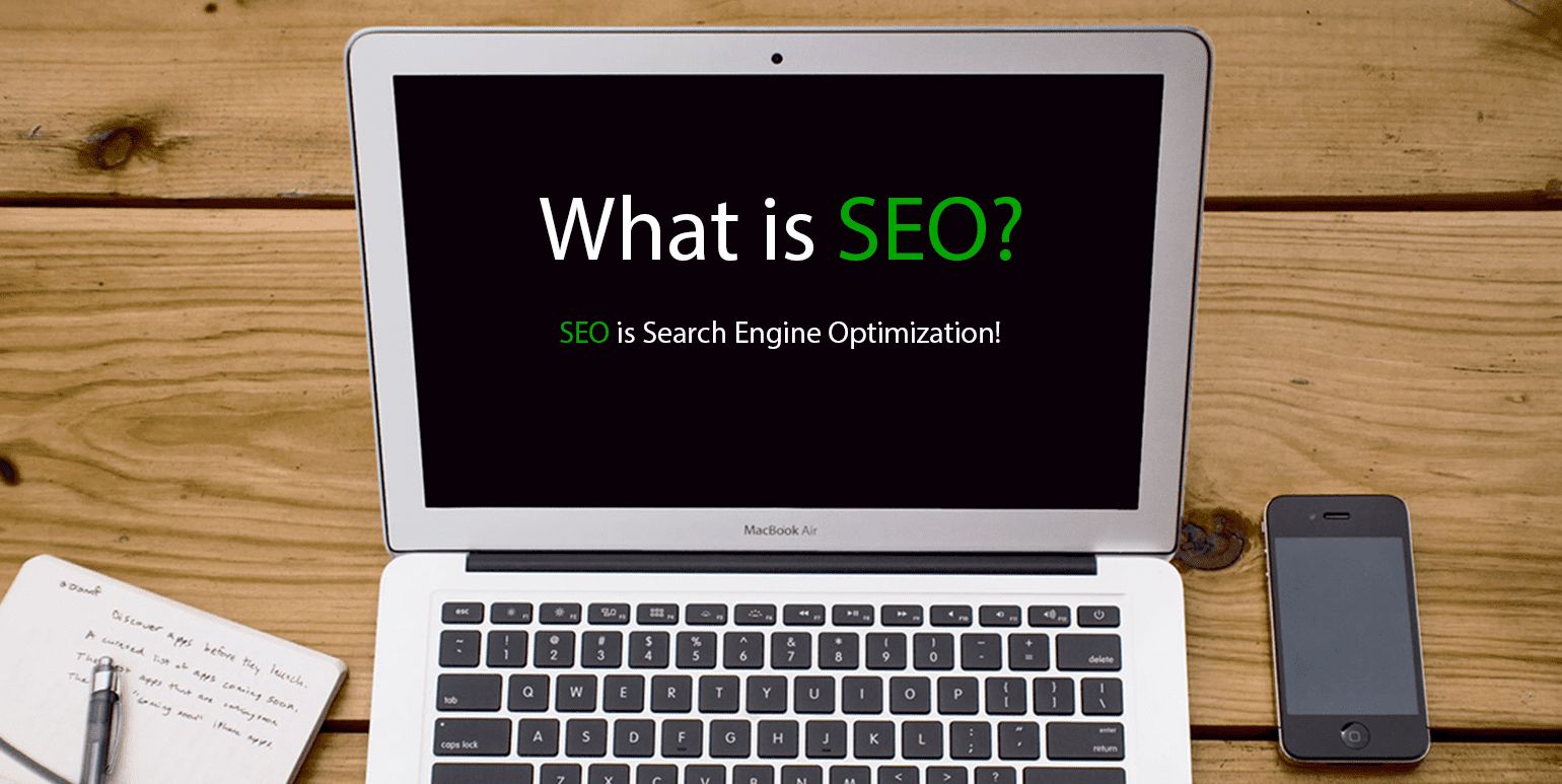 Computer on desk Orange County SEO Company