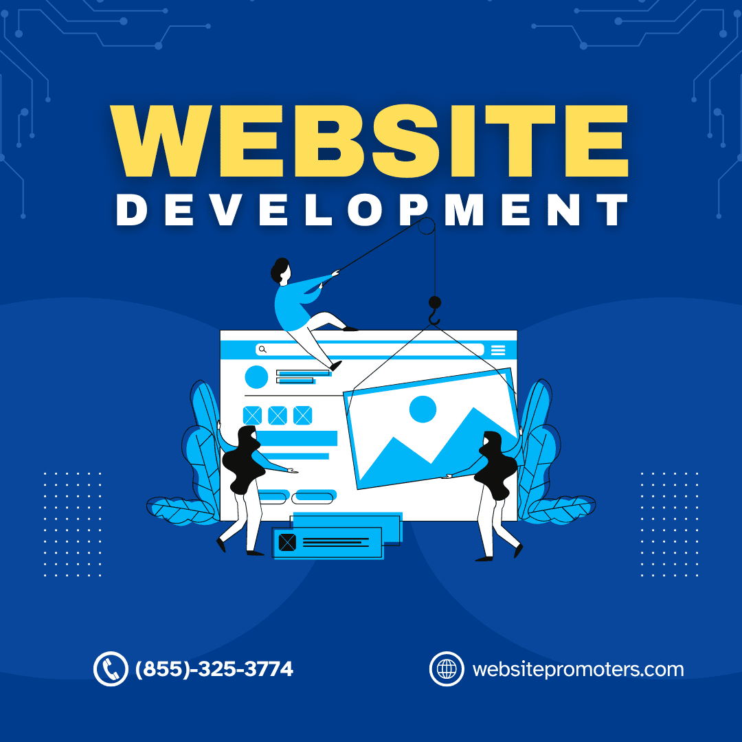 An image of two woman and one man developing a website. After a website is developed it needs to be hosted to be viewed by others.