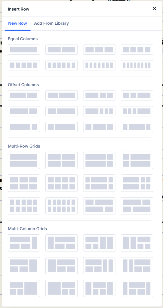 Compared to Divi 4, Divi 5 offers a variety of row configuration options.