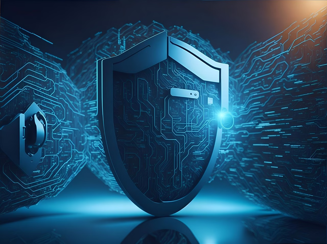 Wordfense Security Plugin shields. Picture is from Pixabay and is used according to their license.