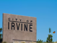 The Irvine city sign. Website Promoters is an Irvine SEO company.