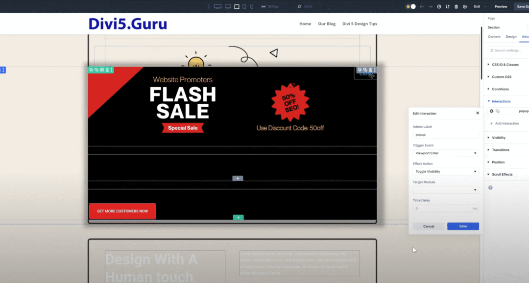 How To Build A Pop-Up In Divi 5 Fast