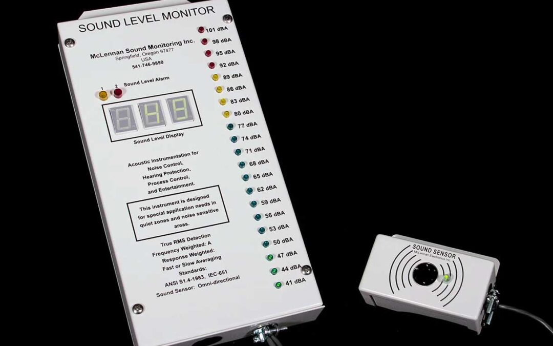 Mclellan Sound Monitoring Sound Meters.